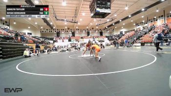 140 lbs Semifinal - Ashlyn Taylor, Grove vs Kiyah Edwards, Tahlequah Girls HS