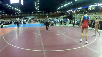 135 lbs Quarterfinal - ELLA HUGHES, Jefferson vs Naomi Luna, Aquilla J. Morgan High School