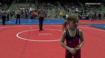 50 lbs Rr Rnd 5 - Chloe Higgins, Catoosa Youth Wrestling vs Hanna Lollis, Lady Outlaw Wrestling Academy