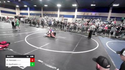 190 lbs Round Of 32 - Wyatt Hanssen, Wasatch WC vs Delton Kaufmann, East Valley WC