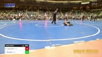 70 lbs Consi Of 8 #1 - Karson Jaramillo, Duran Elite vs Tate Russell, ReZults Wrestling