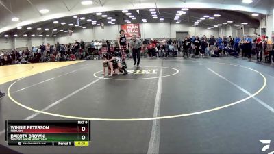 68-69 lbs Round 2 - Winnie Peterson, Red Lion vs Dakota Brown, Twisted Joker Wrestling