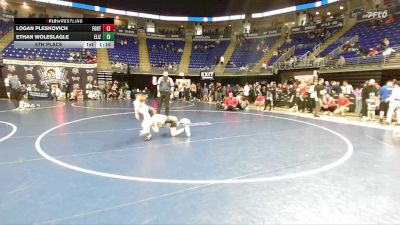 70 lbs 5th Place - Logan Pleskovich, Fort Cherry vs Ethan Woleslagle, Elizabeth Forward