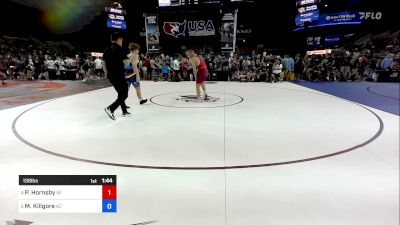 138 lbs Cons 16 #2 - Peyton Hornsby, IN vs Marcus Killgore, AZ