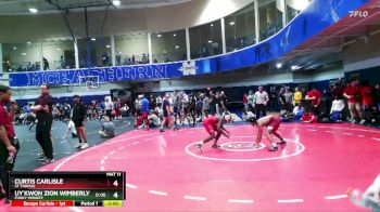 125 lbs Cons. Round 3 - Curtis Carlisle, St Thomas vs Uy`Kwon Zion Wimberly, Funky Monkey