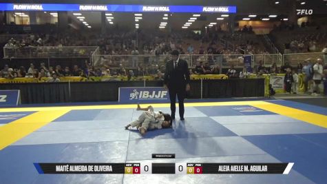 Aleia Aielle M. Aguilar vs Maitê Almeida De Oliveira 2025 Pan Kids Jiu-Jitsu IBJJF Championship
