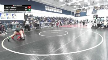 170 lbs Cons. Round 2 - Alizza Jimenez, Liberty (Bakersfield) vs Hanna Morales, Mission Viejo