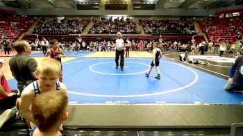 60 lbs Quarterfinal - Joseph Kidwell, Team Tulsa Wrestling Club vs Noah Huck, Bartlesville Wrestling Club