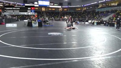 207 lbs Cons. Round 1 - Sophie Pollack, Delaware Valley vs Lyndsee Young, Mount Union