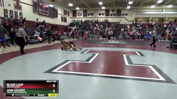 138 lbs Cons. Round 1 - Hani Haleem, Tinley Park (Andrew) vs Blake Loof, Roland-Story