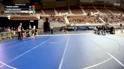 D1-120 lbs Quarterfinal - Caden Briquelet, Perry High School vs Roman Jaimes, Kofa High School