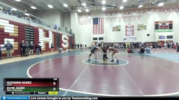 126 lbs Cons. Round 2 - Alicianna Nunez, Elko vs Elyse Asaro, Rocky Mountain