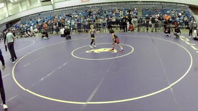 10U Boys - 56 lbs Cons. Round 3 - Josiah Salas, Bulldog Premier Wrestling Club vs Samuel Myatt, Fox Lake Wrestling Club