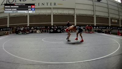 132 lbs Diesel Knudsen, Utah Gold vs Teagan Lewis, Arizona Blue