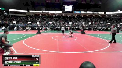 65 lbs Quarterfinal - Carter Haigh, WAD1 vs Bowen Gardner, PWCA