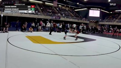 75 lbs 3rd Place - Calvin Kiefer, Bangor vs Karson Stabley, Jersey Shore