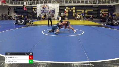 189 lbs R-64 - Nico Colaizzi, West Allegheny vs Cam Martin, Burrell