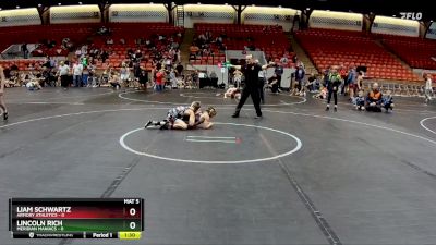 76 lbs Round 6 (8 Team) - Jace Beaston, Armory Athletics vs Bentley Gatica, Meridian Maniacs