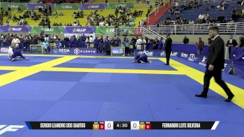 Fernando Leite Silveira vs Sergio Leandro Dos Santos 2025 Brasileiro Jiu-Jitsu IBJJF