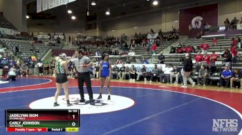 5A 110 lbs Quarterfinal - Carly Johnson, Van Buren vs Jadelynn Isom, Sylvan Hills