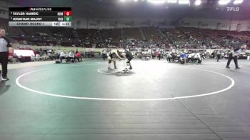 B3A-190 lbs Champ. Round 1 - Jonathan Maust, Victory Christian vs Tayler Hamric, Henryetta