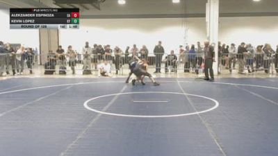 120 lbs Round Of 128 - Alekzander Espinoza, CA vs Kevin Lopez, KY