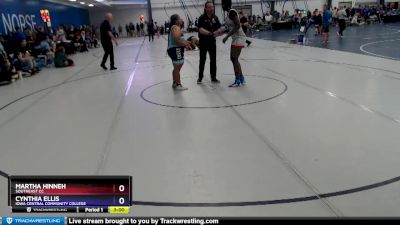 207 lbs Quarterfinal - Martha Hinneh, Southeast CC vs Cynthia Ellis, Iowa Central Community College