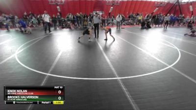 85 lbs Cons. Semi - Brooks Halverson, RT Elite Wrestling vs Knox Nolan, Big Game Wrestling Club