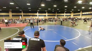 53 lbs Semifinal - Kristian Alvarado, Kalispell WC vs Nathaniel Vasquez, Powerline Wrestling