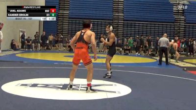 157 lbs Champ. Round 2 - Joel Adams, Oregon State vs Xander Erolin, San Francisco State