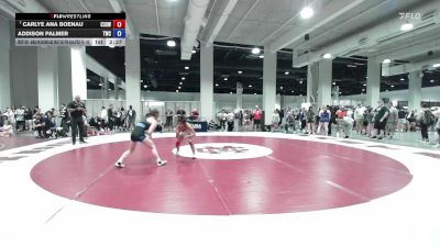 Cons. Round 1 - Carlye Ana Boenau, Curby 3 Style Wrestling Club vs Addison Palmer, Thorobred Wrestling Club