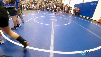 64 lbs Quarterfinal - Nelijah Davis, Black Fox Wrestling Club vs Aiden Lariscy, Glenpool Warriors