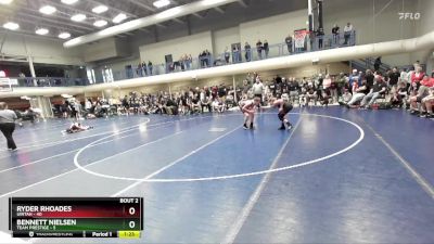 100 lbs Round 1 (4 Team) - Ryder Rhoades, Uintah vs Bennett Nielsen, Team Prestige