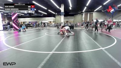 126 lbs Consi Of 16 #1 - Izak Saenz, Grind Wrestling Club vs Ruben Mendoza, Texas