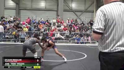 90 lbs Cons. Round 1 - Jose ``Trini`` Molina, Pittsburg Wrestling Club vs Zyjuan Regular, Team Of Hard Knox