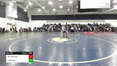 120 lbs Cons. Round 4 - Micah Van Grol, Newport Harbor vs Luis Romero, Villa Park