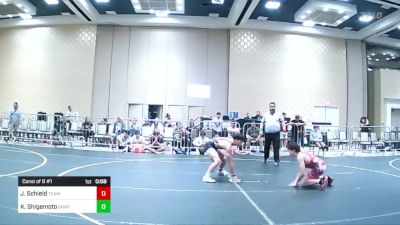 138 lbs Consi Of 8 #1 - Jordan Schield, Team Idaho vs Koen Shigemoto, Grapplers HI