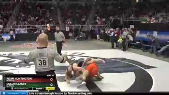 II-145 lbs Cons. Round 4 - Collin Clancy, Saranac vs Adam Huntington, Newfane