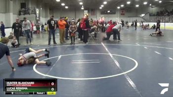 63 lbs Cons. Round 2 - Lucas Reinsma, Hudsonville WC vs Hunter Blanchard, Reed City Youth Wrestling