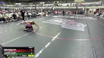 172 lbs Round 1 (4 Team) - Sebastian Gal, Loyola Academy vs Cooper Allen, Caledonia-Houston