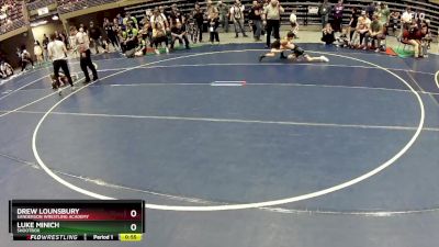 59 lbs Semifinal - Drew Lounsbury, Sanderson Wrestling Academy vs Luke Minich, Shootbox