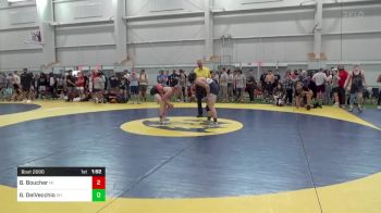 152-C lbs Round Of 32 - Bryson Boucher, MI vs Geno DelVecchio, OH