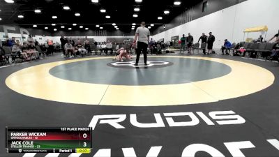 119 lbs Placement Matches (8 Team) - Parker Wickam, Untouchables vs Jack Cole, Steller Trained