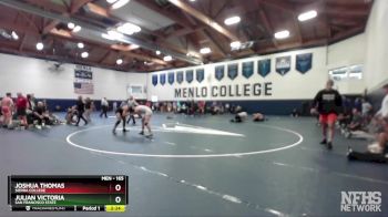 165 lbs Cons. Round 2 - Julian Victoria, San Francisco State vs Joshua Thomas, Sierra College