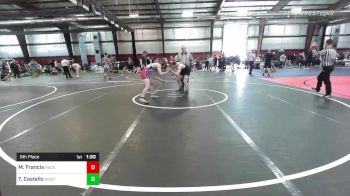 152 lbs 5th Place - Matt Francis, Hackettstown, NJ vs Tom Castello, Rockaway, NJ