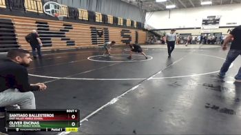 95 lbs Champ. Round 1 - Oliver Encinas, Lone Star Middle School vs Santiago Ballesteros, East Valley Middle School