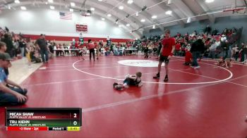 30-34 lbs Round 1 - Micah Shaw, Platte Valley Jr. Wrestling vs Tru Kiehn, Platte Valley Jr. Wrestling