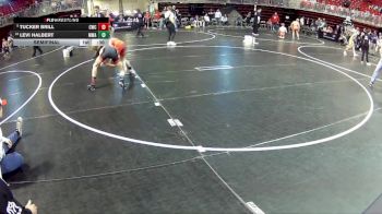 102 lbs Semifinal - Levi Halbert, MWC Wrestling Academy vs Tucker Brill, Cozad Wrestling Club