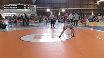 119 lbs Semifinal - Jackson Dettore, C2x Academy vs Tanner Connelly, Yale Street