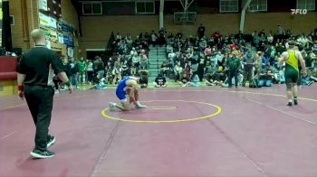 150 lbs Champ. Round 2 - Lucas Trevizo, San Manuel Jr. Sr. vs David Luke, Canyon Del Oro